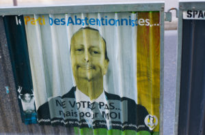 Affiches abstentionnistes - Photo : isabelle GABRIELI