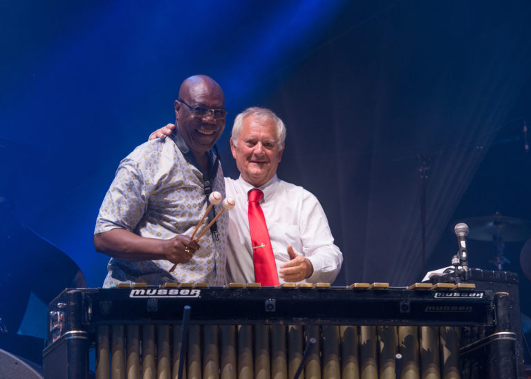 Big Band Dany Doriz invite Manu Dibango, 26 juin 2018, Festival Montauban en Scènes - Photo : Isabelle GABRIELI